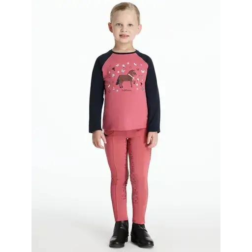 Lemieux Mini Jamie Chancer Long Sleeve Top Cranberry Cranberry 3-4 years T Shirts