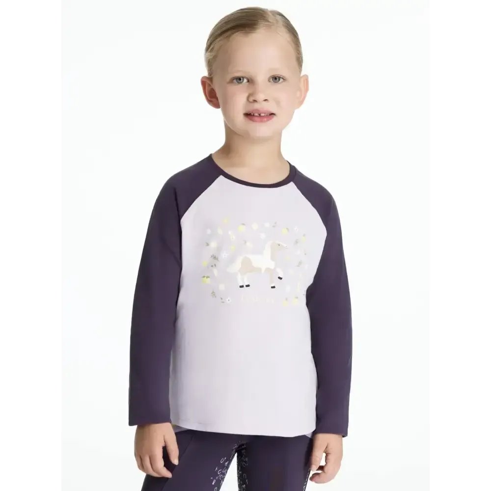 Lemieux Mini Jamie Lemon Long Sleeve Top Lilac Lilac 3-4 years T Shirts