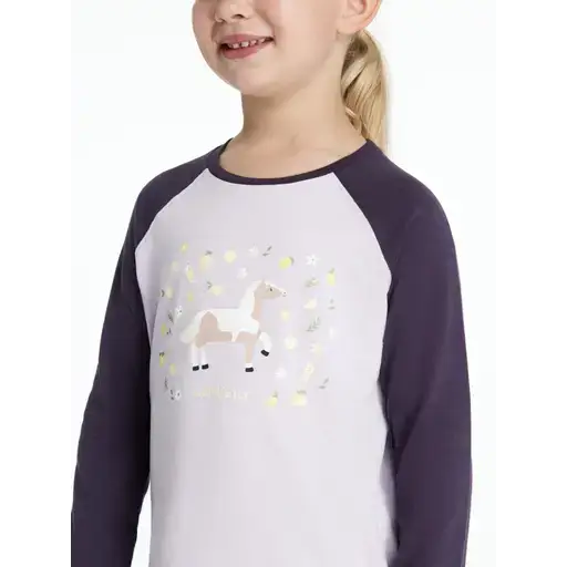 Lemieux Mini Jamie Lemon Long Sleeve Top Lilac Lilac 3-4 years T Shirts