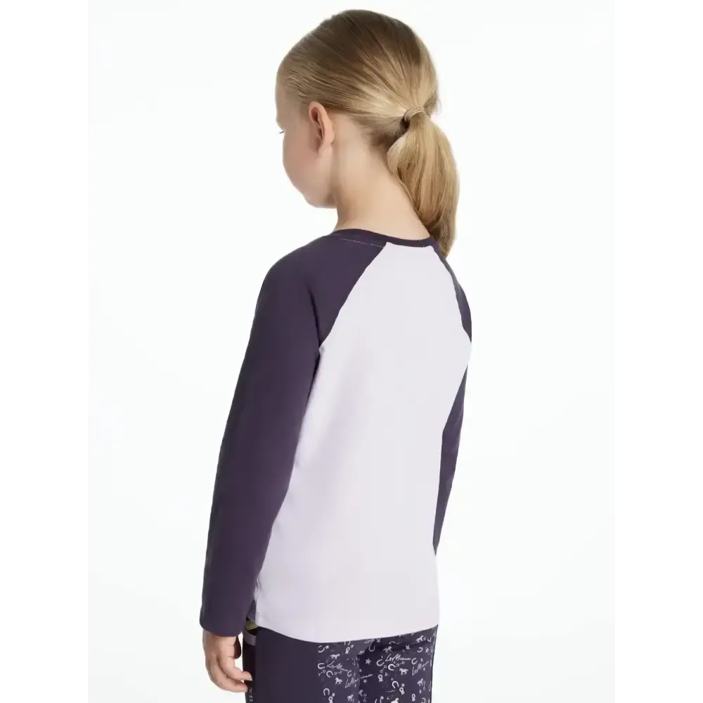 Lemieux Mini Jamie Lemon Long Sleeve Top Lilac Lilac 3-4 years T Shirts