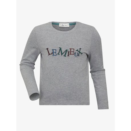 LeMieux Mini Jamie Long Sleeve Top Grey  - Barnstaple Equestrian Supplies