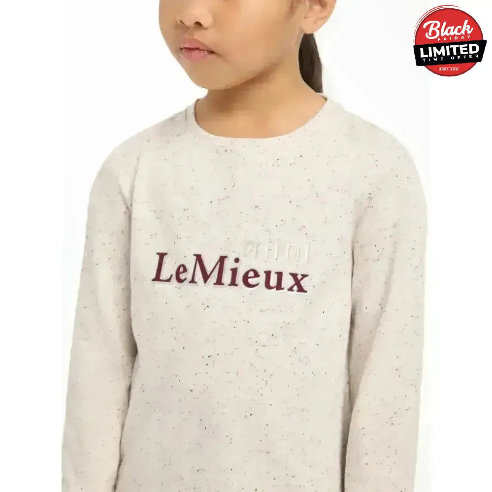 Lemieux Mini Jessie Long Sleeve Top Ecru/Nep 3-4 Years misc Base Layers