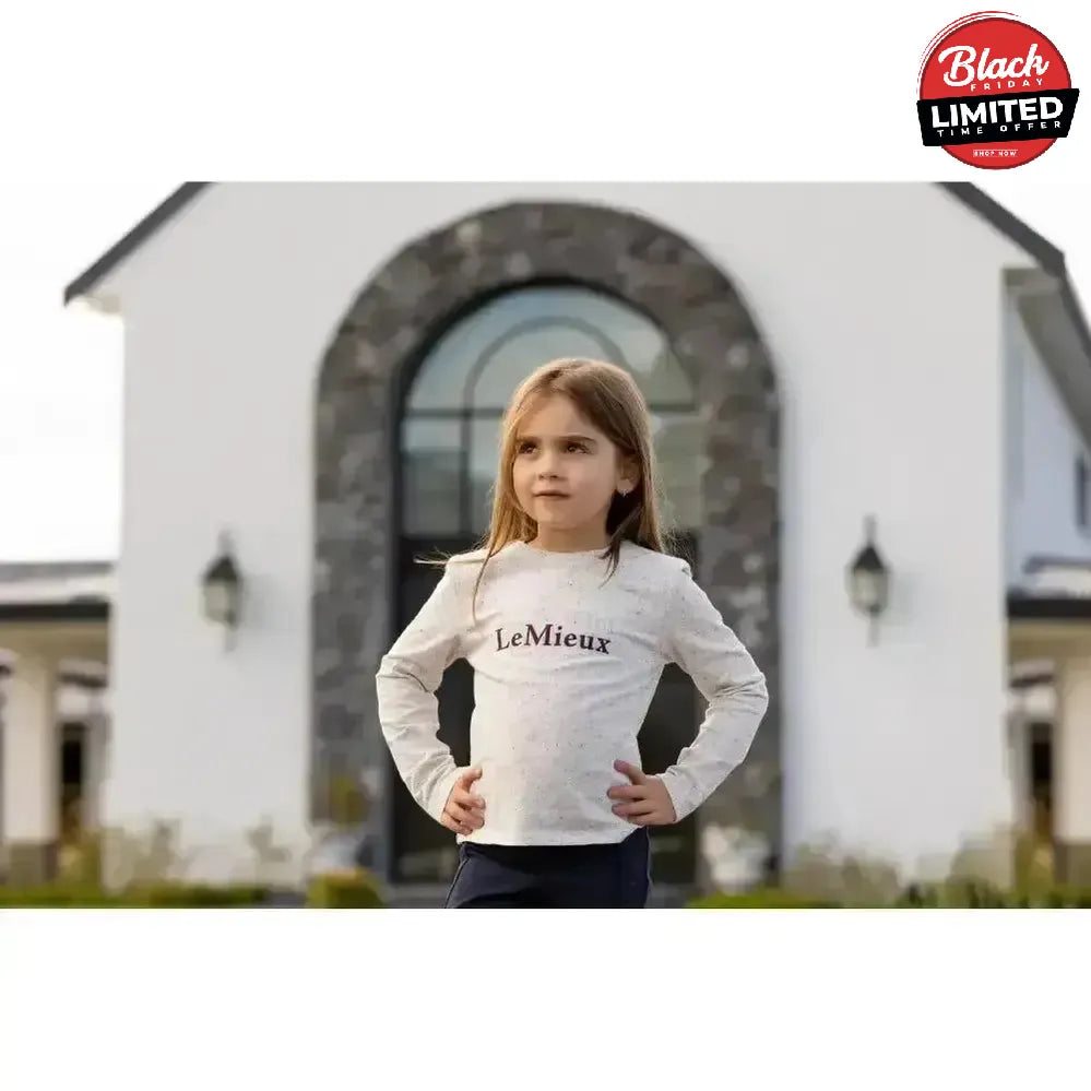 Lemieux Mini Jessie Long Sleeve Top Ecru/Nep 3-4 Years misc Base Layers