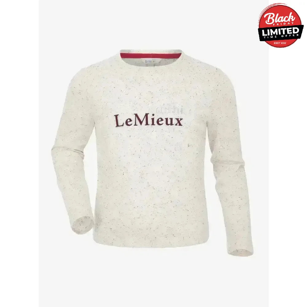 Lemieux Mini Jessie Long Sleeve Top Ecru/Nep 3-4 Years misc Base Layers