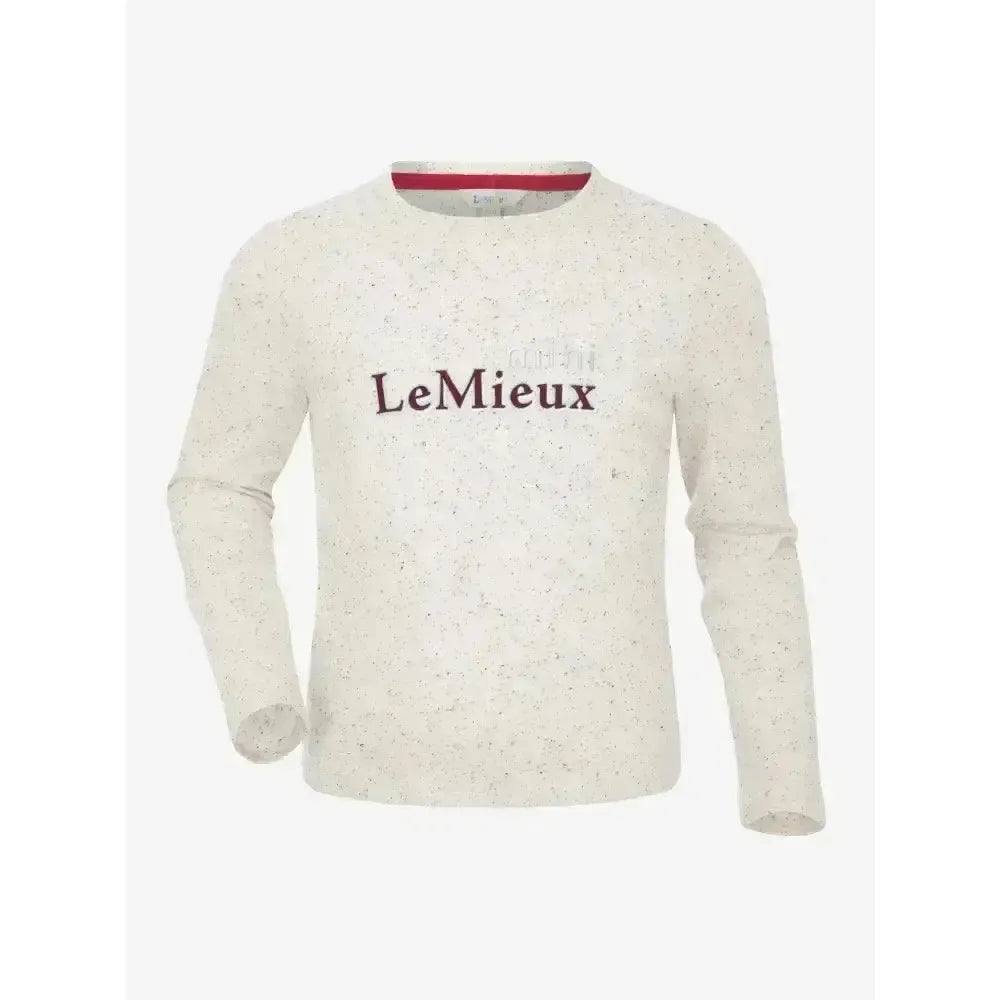 Lemieux Mini Jessie Long Sleeve Top Ecru/Nep 3-4 Years misc Base Layers