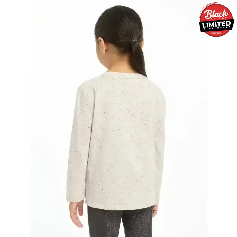 Lemieux Mini Jessie Long Sleeve Top Ecru/Nep 3-4 Years misc Base Layers