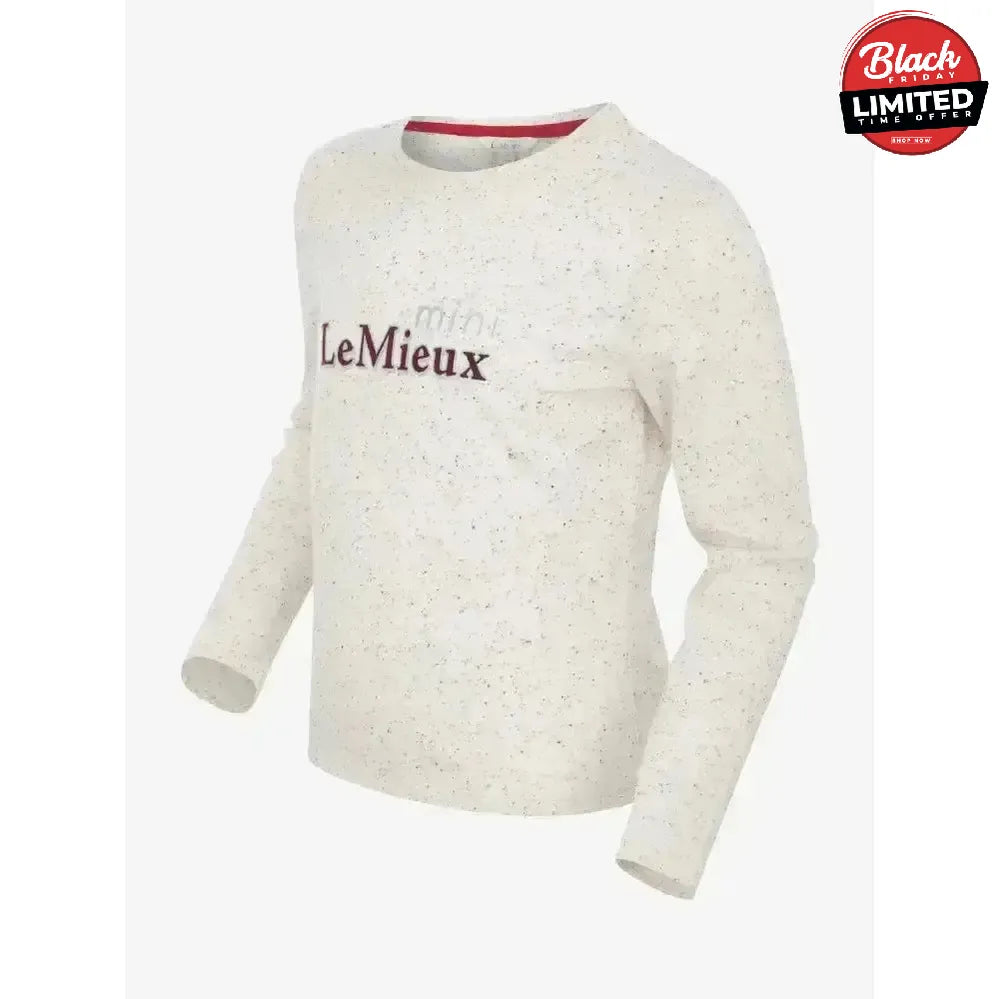 Lemieux Mini Jessie Long Sleeve Top Ecru/Nep 3-4 Years misc Base Layers