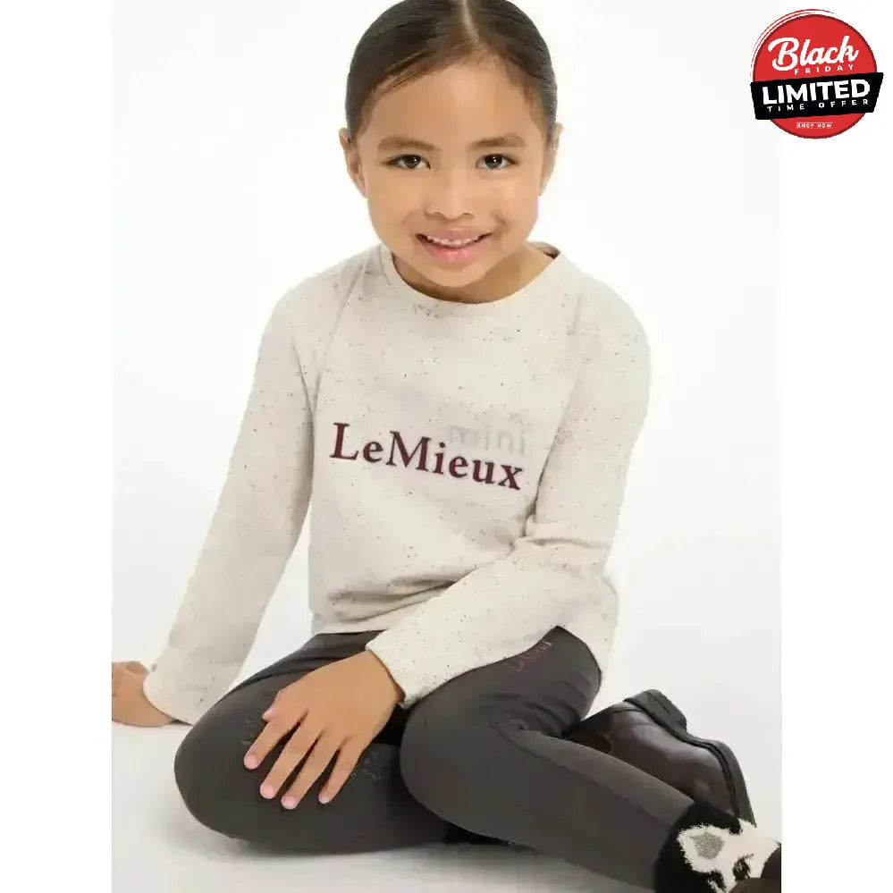 Lemieux Mini Jessie Long Sleeve Top Ecru/Nep 3-4 Years misc Base Layers