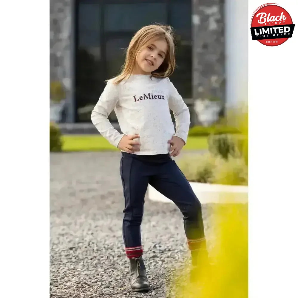 Lemieux Mini Jessie Long Sleeve Top Ecru/Nep 3-4 Years misc Base Layers