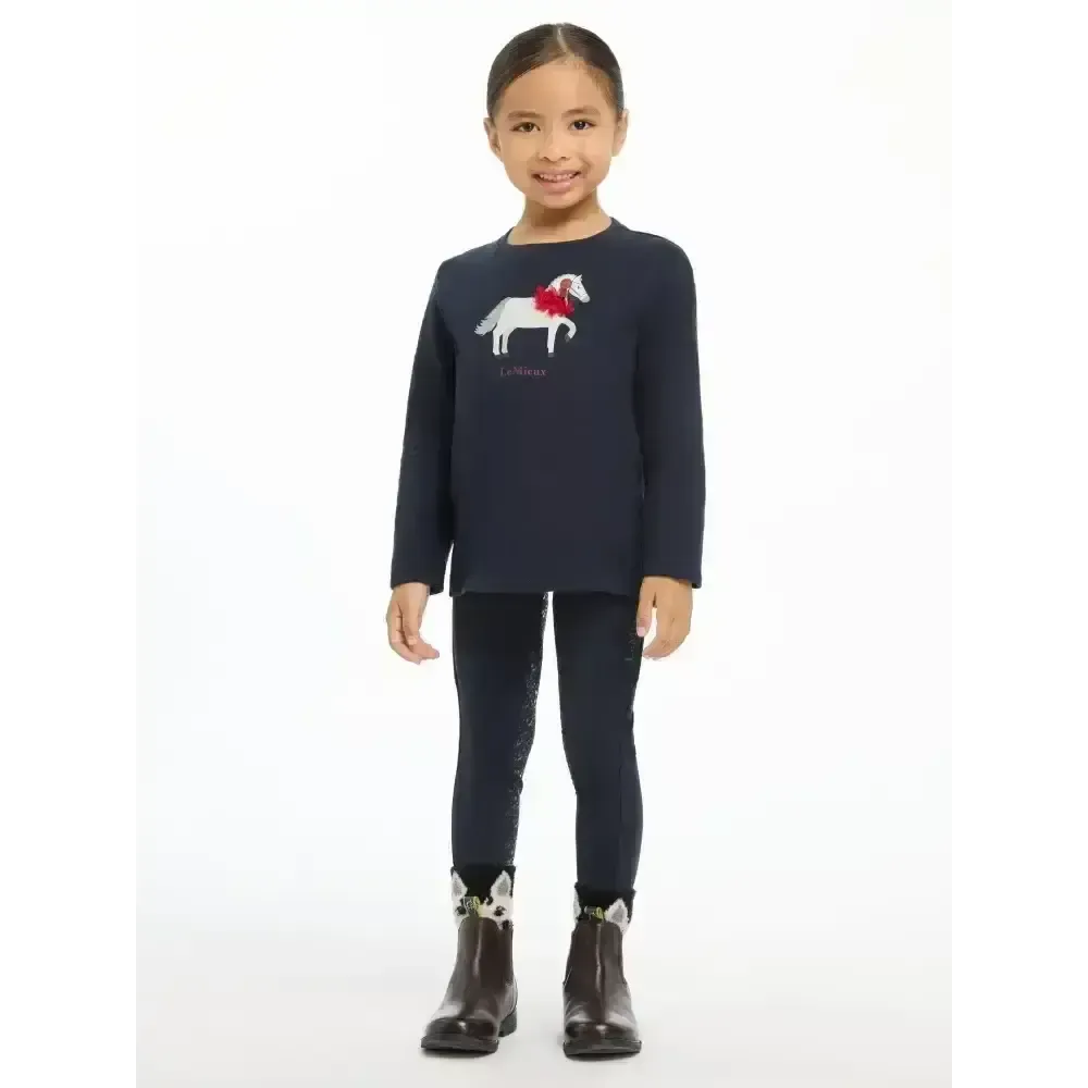 Lemieux Mini Jessie Long Sleeve Top Navy 3-4 Years Navy Base Layers