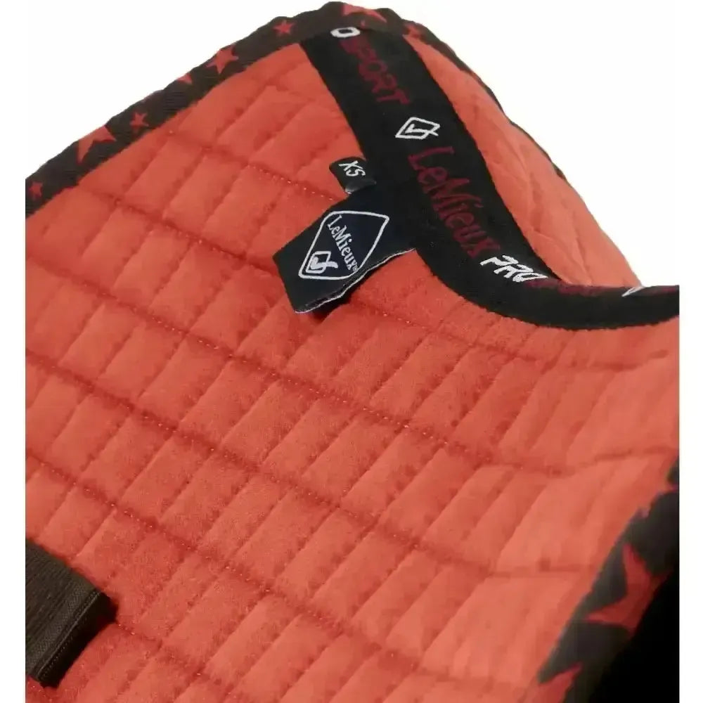LeMieux Mini Jump Suede Square Sienna Saddle Pads