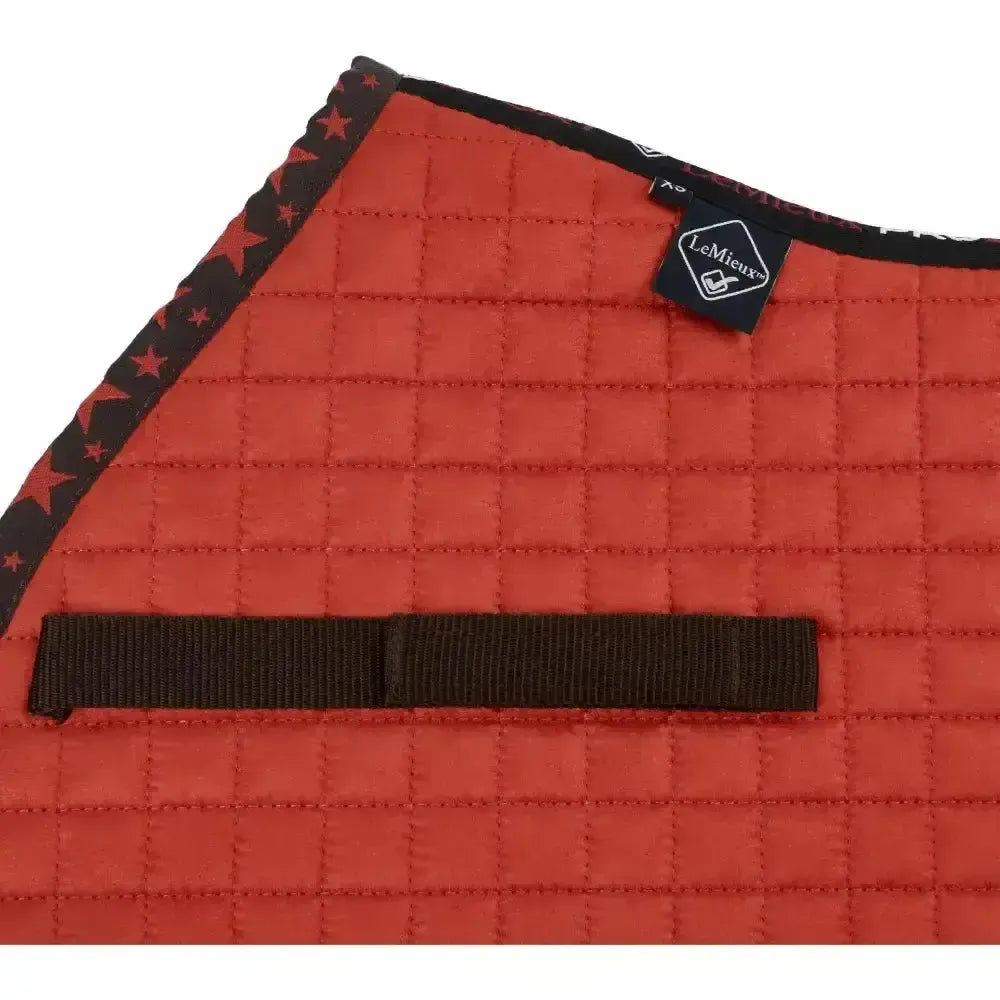 LeMieux Mini Jump Suede Square Sienna Saddle Pads