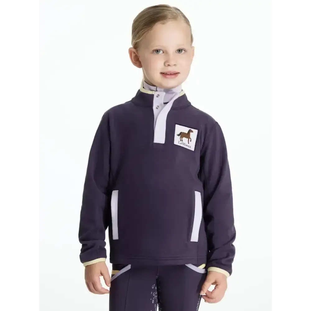 Lemieux Mini Mae Popper Fleece Juniper Juniper 3-4 years Fleece Tops