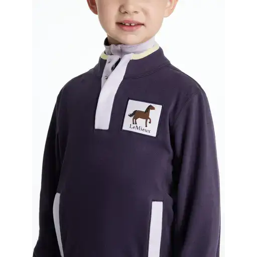 Lemieux Mini Mae Popper Fleece Juniper Juniper 3-4 years Fleece Tops