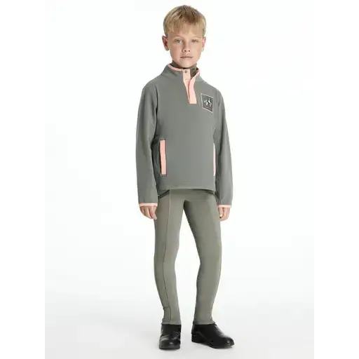 Lemieux Mini Mae Popper Fleece Rosemary Rosemary 3-4 years Fleece Tops