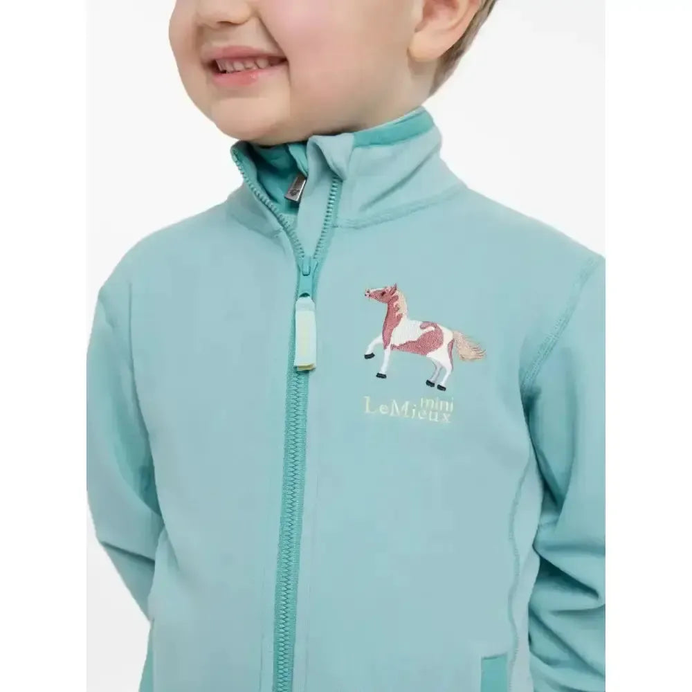 Lemieux Mini Mari Micro Fleece Aqua Aqua 3-4 Years Jumpers