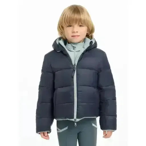 Lemieux Mini Megan Reversible Puffer Navy 3-4 Years Navy Coats & Jackets