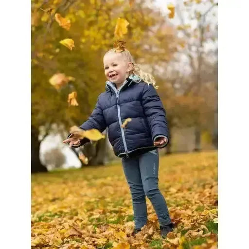 Lemieux Mini Megan Reversible Puffer Navy 3-4 Years Navy Coats & Jackets