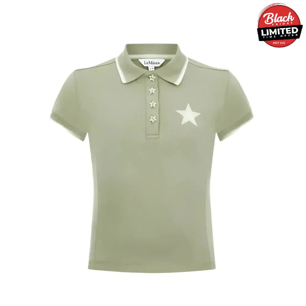 Lemieux Mini Polo Shirt Fern 3-4 Years Polo Shirts