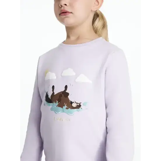 Lemieux Mini Poppy Long Sleeve Top Lilac Lilac 3-4 years T Shirts