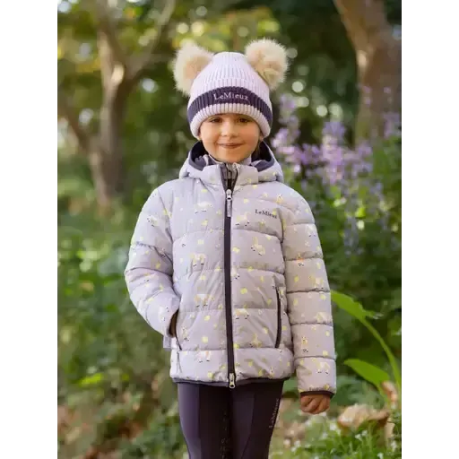 Lemieux Mini Printed Lilo Puffer Jacket Lilac Lilac 3-4 years Outdoor Jackets