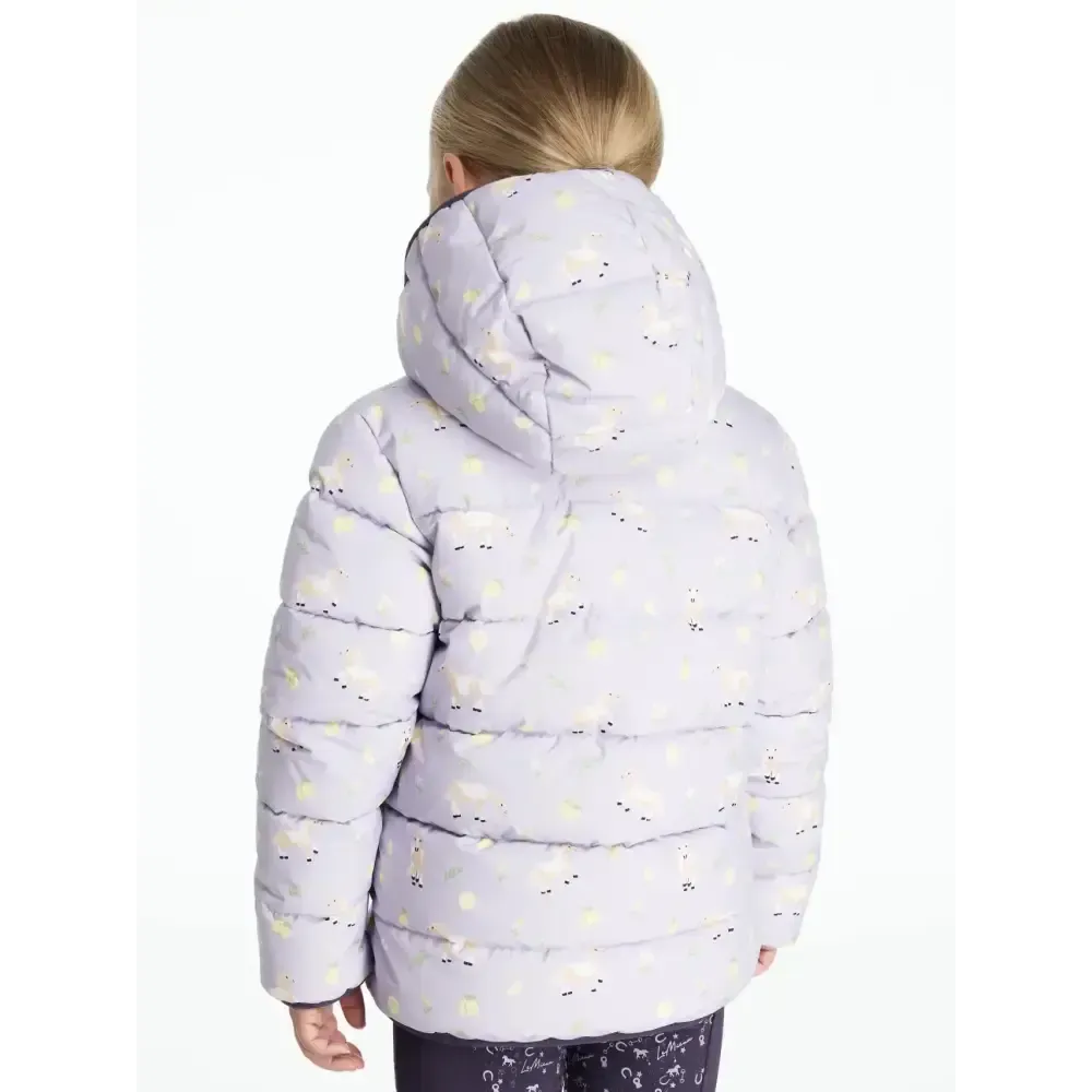 Lemieux Mini Printed Lilo Puffer Jacket Lilac Lilac 3-4 years Outdoor Jackets