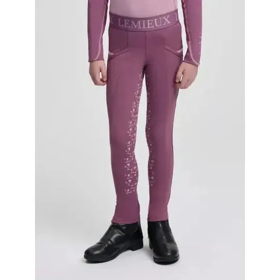Lemieux Mini Pull On Breech Mallow Mallow 3-4 years Riding Tights