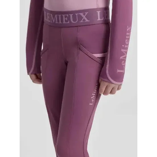 Lemieux Mini Pull On Breech Mallow Mallow 3-4 years Riding Tights