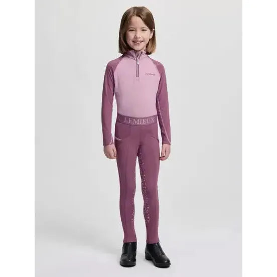 Lemieux Mini Pull On Breech Mallow Mallow 3-4 years Riding Tights