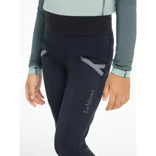 Lemieux Mini Pull Ons Navy 3-4 Years Navy Riding Tights