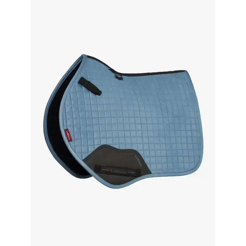 LeMieux Mini Suede Close Contact Square Ice Blue Ice Blue X-Small Saddle Pads