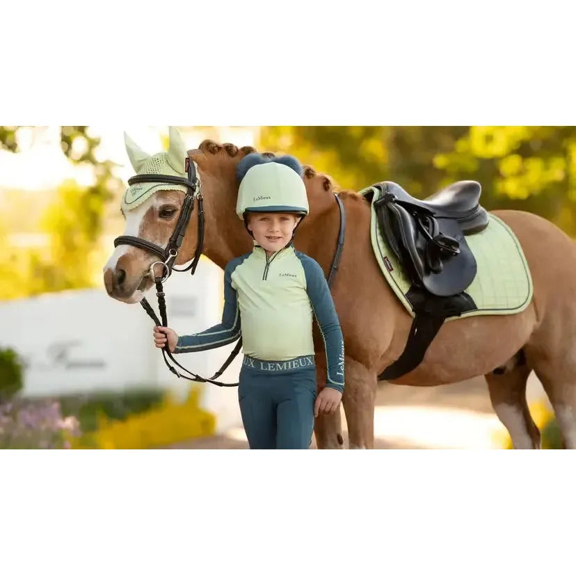 Lemieux Mini Suede Close Contact Square Macaron Macaron X-Small Saddle Pads