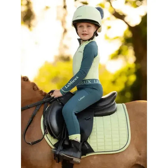 Lemieux Mini Suede Close Contact Square Macaron Macaron X-Small Saddle Pads