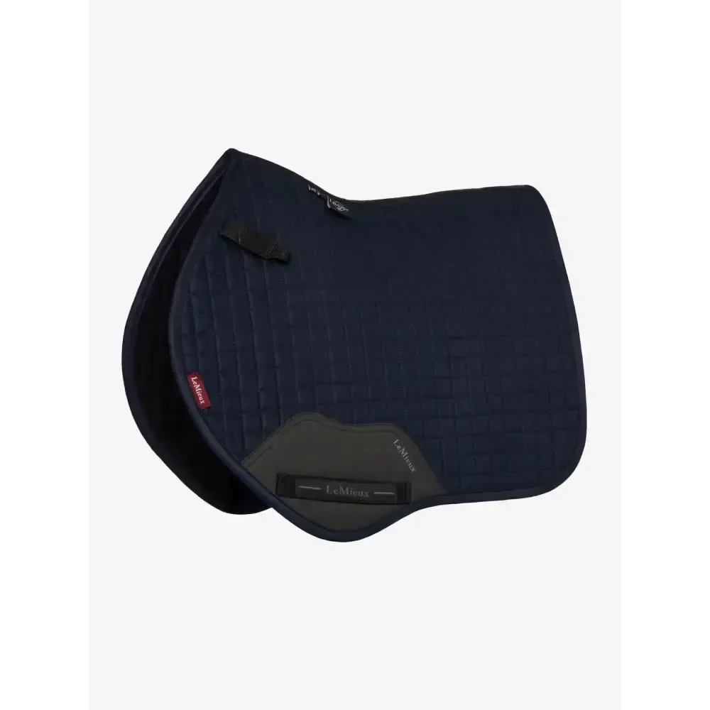 LeMieux Mini Suede Close Contact Square Navy Navy X-Small Saddle Pads