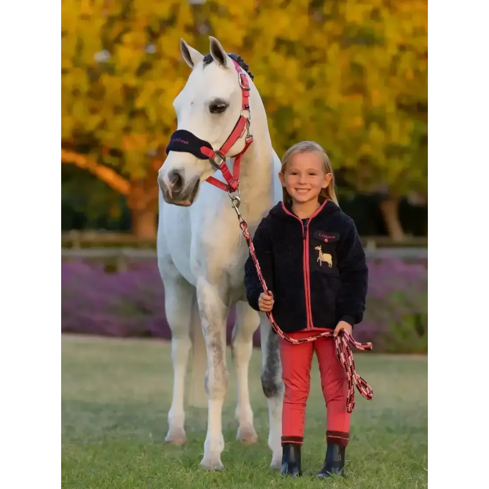 Lemieux Mini Vogue Headcollar & Leadrope Cranberry Cranberry Mini Headcollar Sets