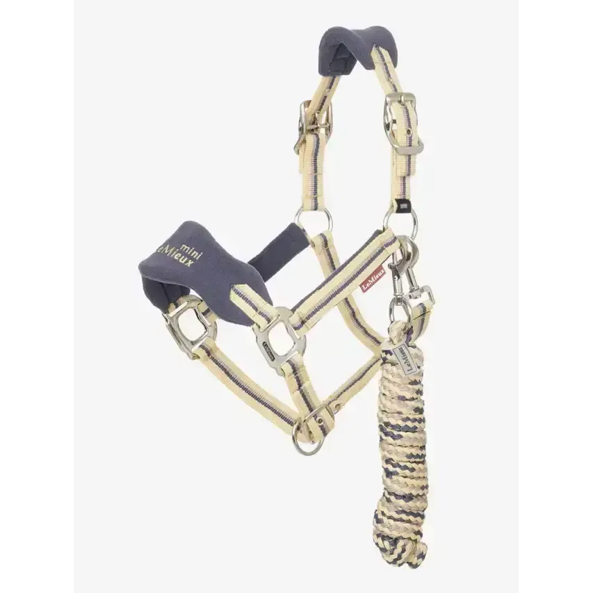 LeMieux Mini Vogue Headcollar & Leadrope Dusk Blue Headcollar Sets