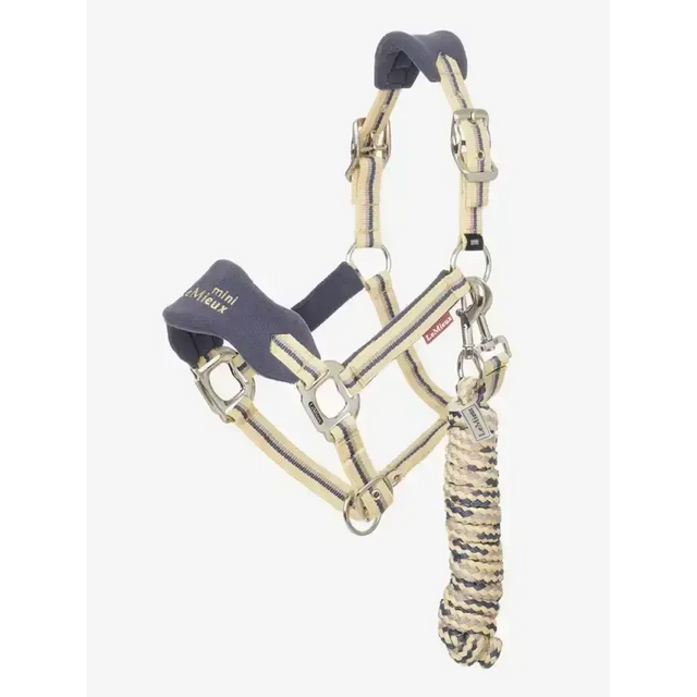 LeMieux Mini Vogue Headcollar & Leadrope Dusk Blue Headcollar Sets