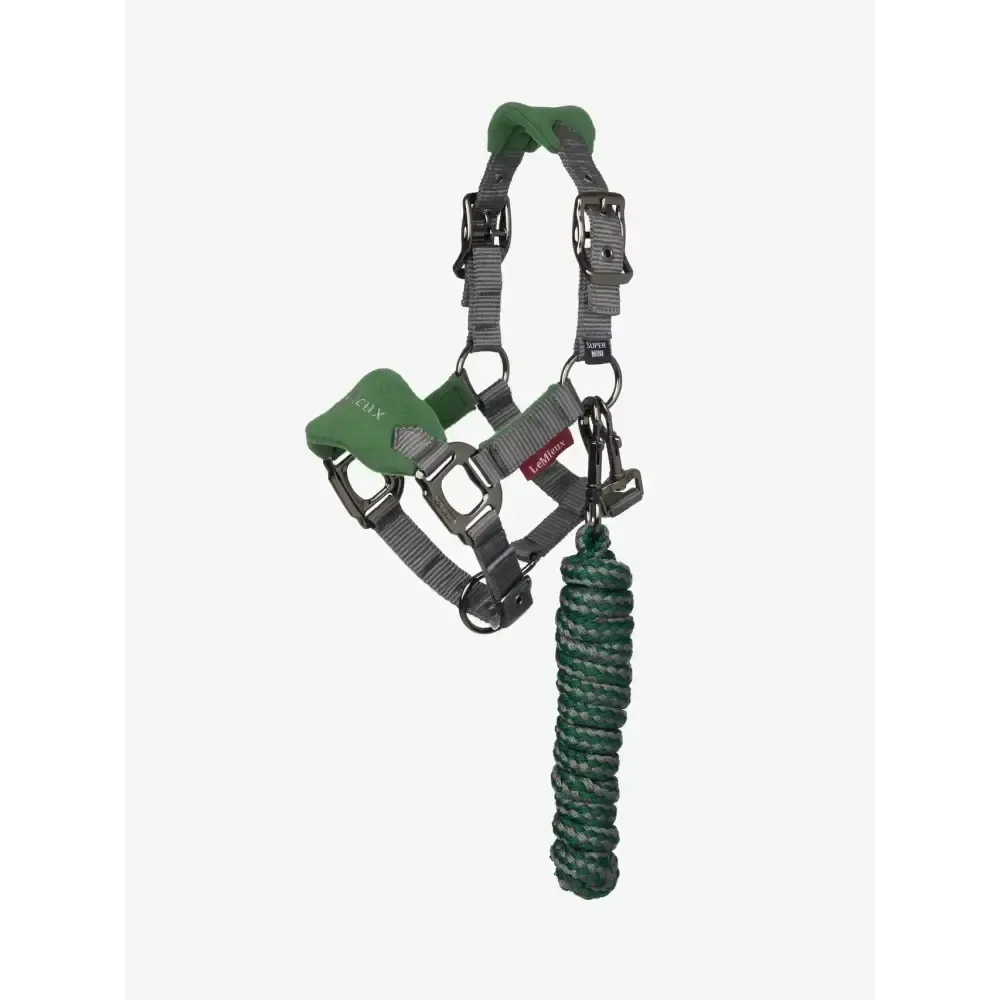 LeMieux Mini Vogue Headcollar & Leadrope Hunter Green Hunter Green Super Mini Headcollars