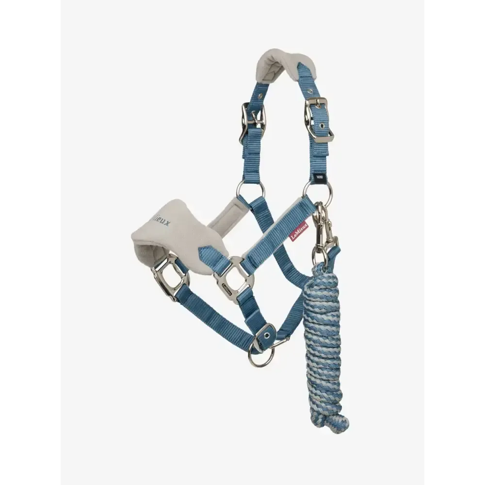 LeMieux Mini Vogue Headcollar & Leadrope Ice Blue Ice Blue Mini Headcollars