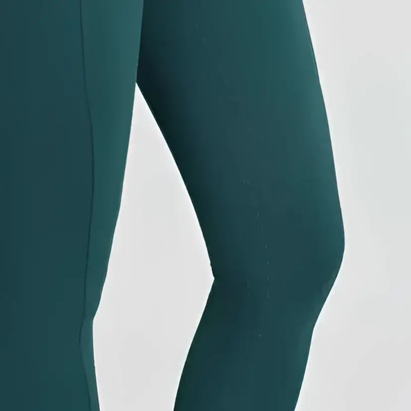 Teal seamless lemieux naomi pull form-fitting leggings with smooth texture perfect for riding and casual wear