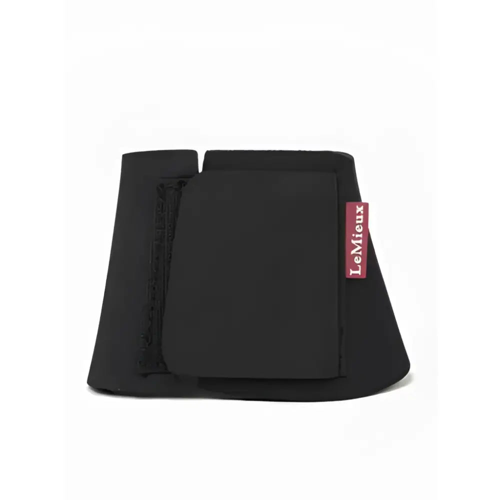 Black lemieux neoprene over reach boot with soft padded design and subtle stitching details for reach boot black use