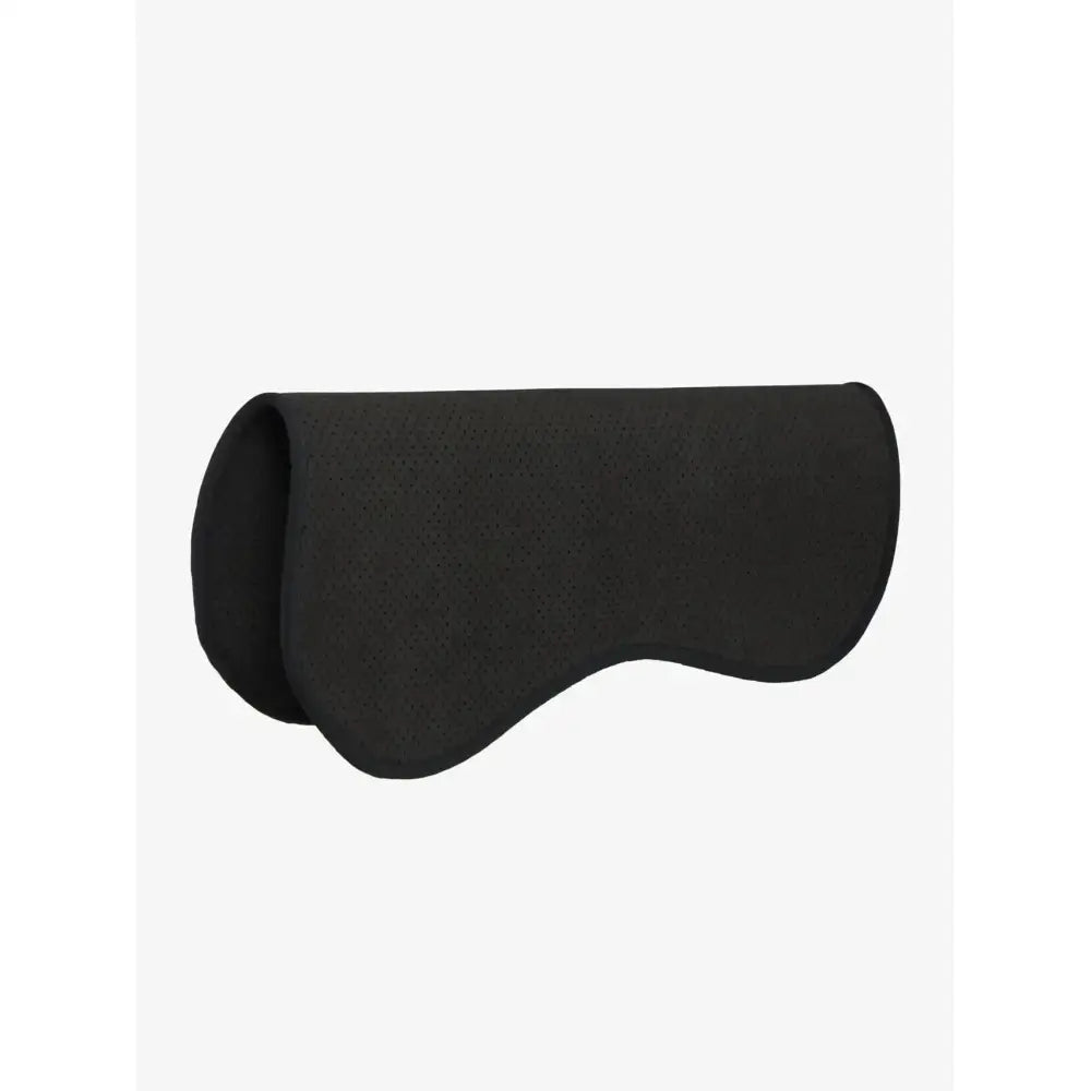 Black LeMieux half pad with plush texture and contoured shape for extra grip and comfort pad black