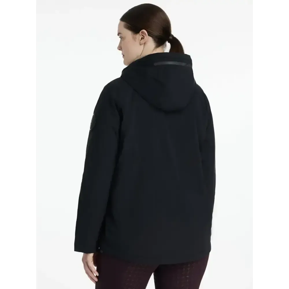 Lemieux Phoebe Half Zip Waterproof Anorak Black Black UK 6 Outdoor Coats