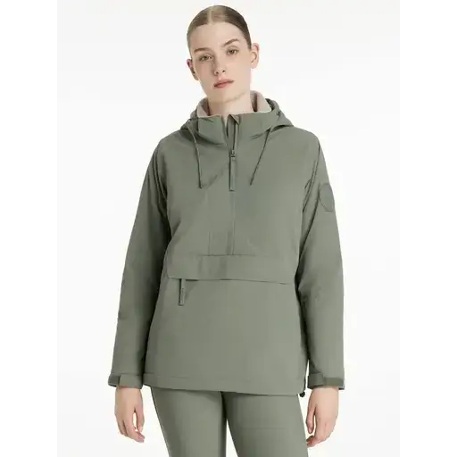 Lemieux Phoebe Half Zip Waterproof Anorak Rosemary Rosemary UK 10 Outdoor Coats