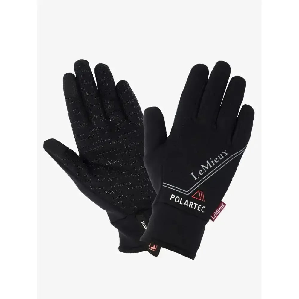 Lemieux Polartec Gloves Black X Small Riding Gloves