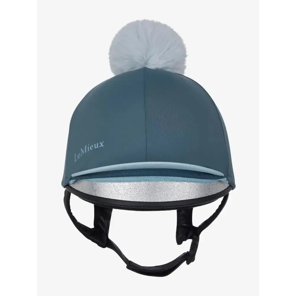Lemieux Pom Hat Silk Petrol Petrol Hat Silks