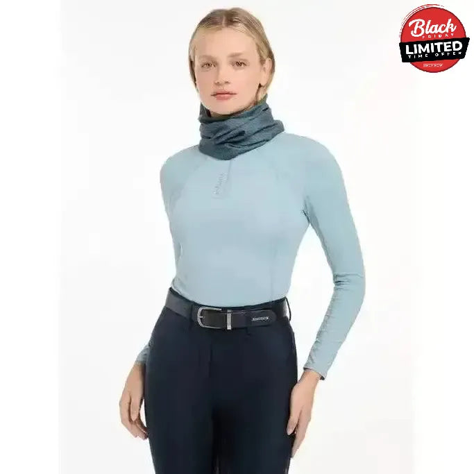 Lemieux Printed Stretch Snood Petrol Petrol Snoods