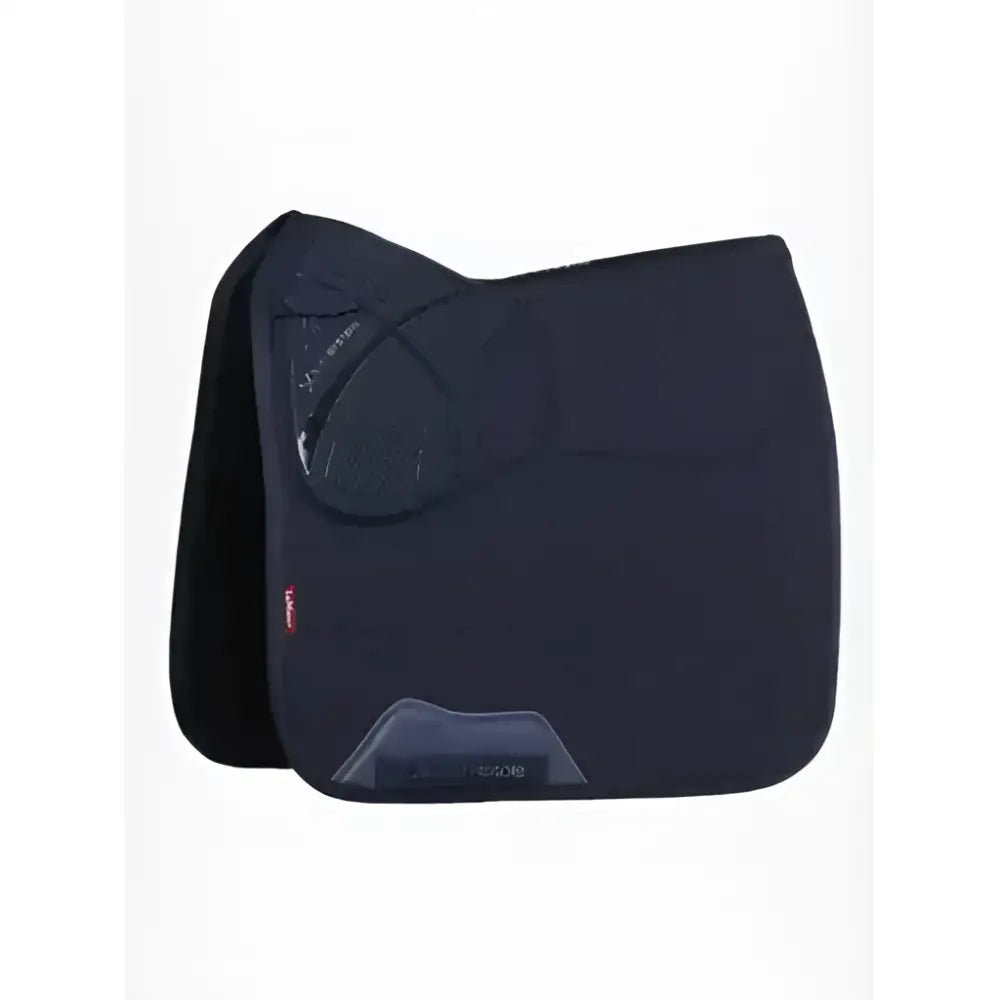 Black lemieux prosorb plain dressage square navy with breathable mesh panel updated foam support and subtle branding