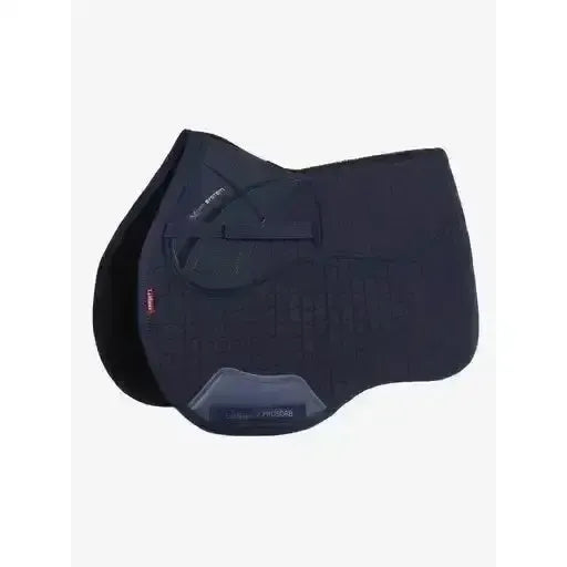 LeMieux ProSorb Plain 2 Pocket GP Square Navy Large Navy Corrective Saddle Pads