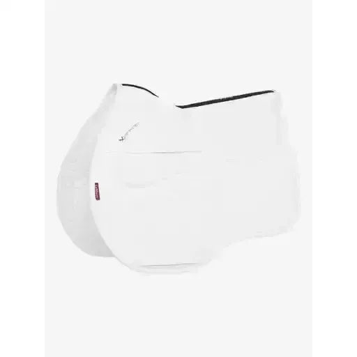 LeMieux ProSorb Plain 2 Pocket GP Square White Large White Saddle Pads